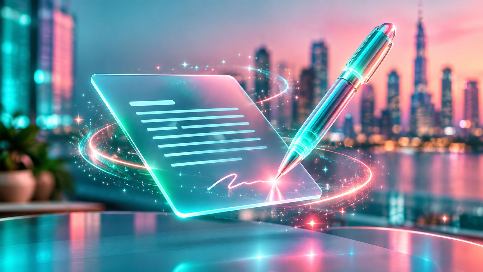 AI content creation illustration